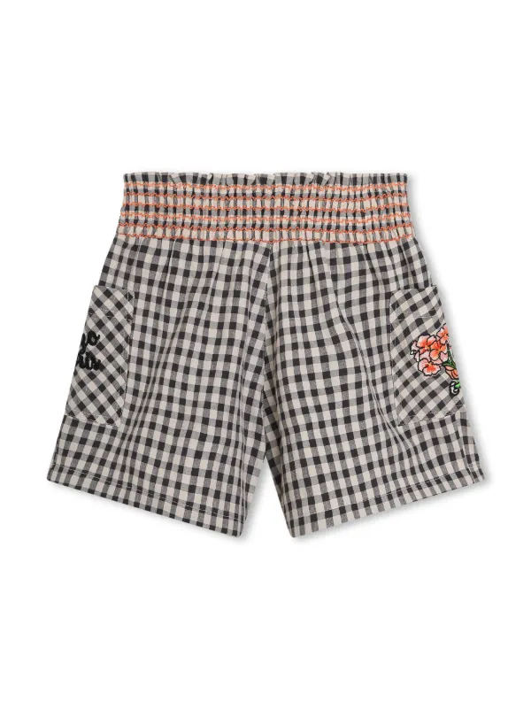 Kenzo Kids チェック ショートパンツ | グレー | FARFETCH JP