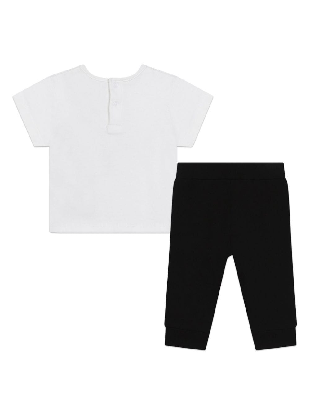 Image 2 of Karl Lagerfeld Kids Ikonik Karl And Choupette-print cotton leggings set