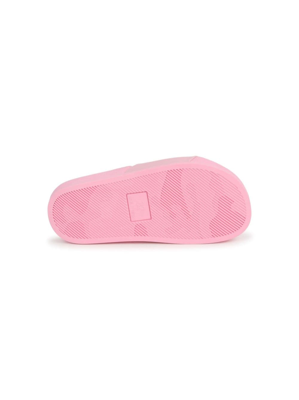 Shop Marc Jacobs Aqua Logo-debossed Slides In Pink