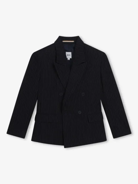 BOSS Kidswear Blazer doppiopetto gessato