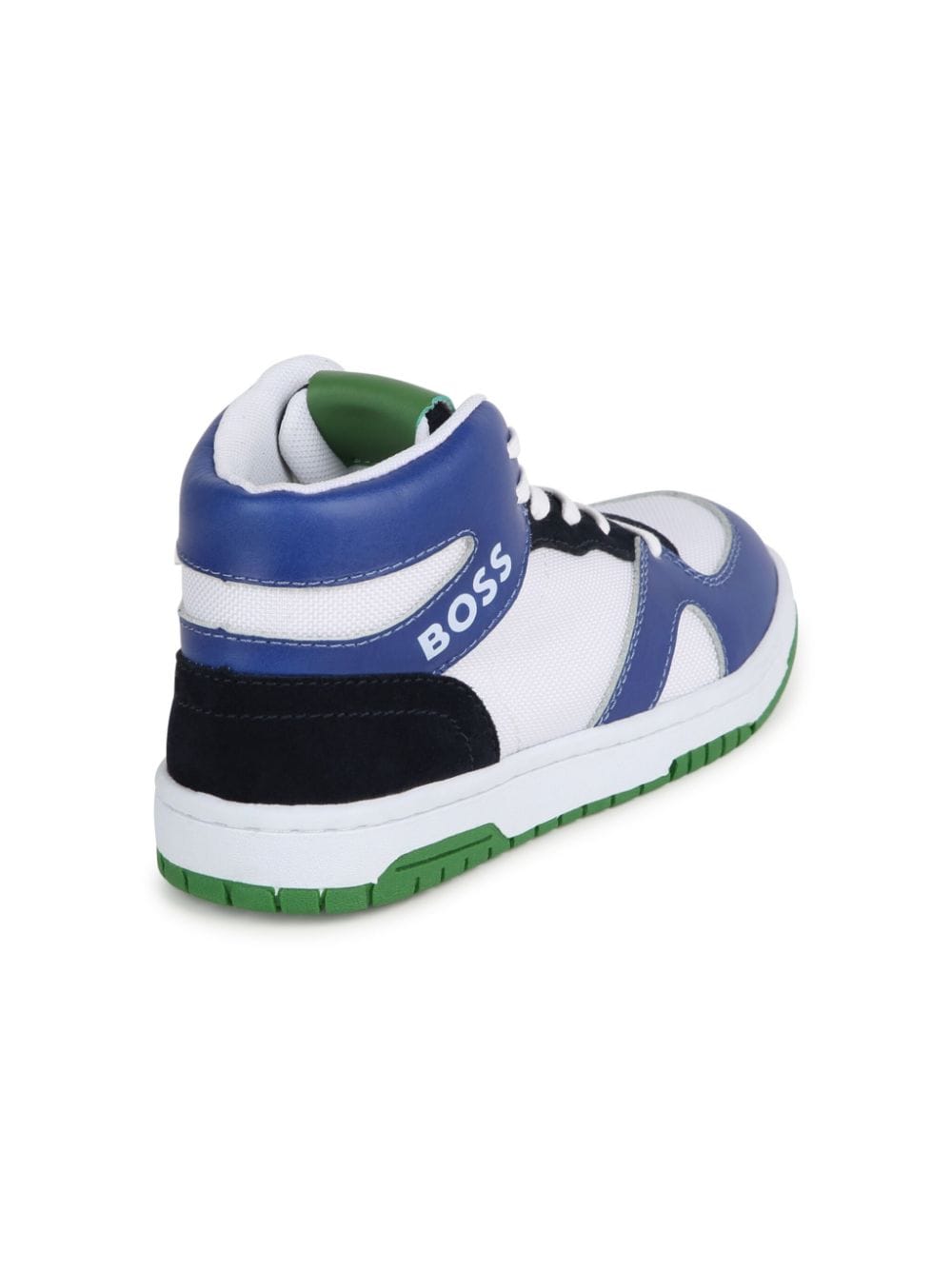 Shop Bosswear Colour-block Panelled Sneakers In White