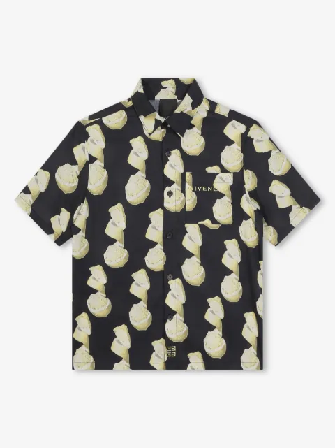 Givenchy Kids graphic-print short-sleeve shirt