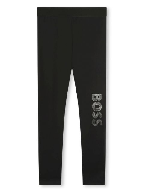 BOSS Kidswear Leggings mit Logo-Print