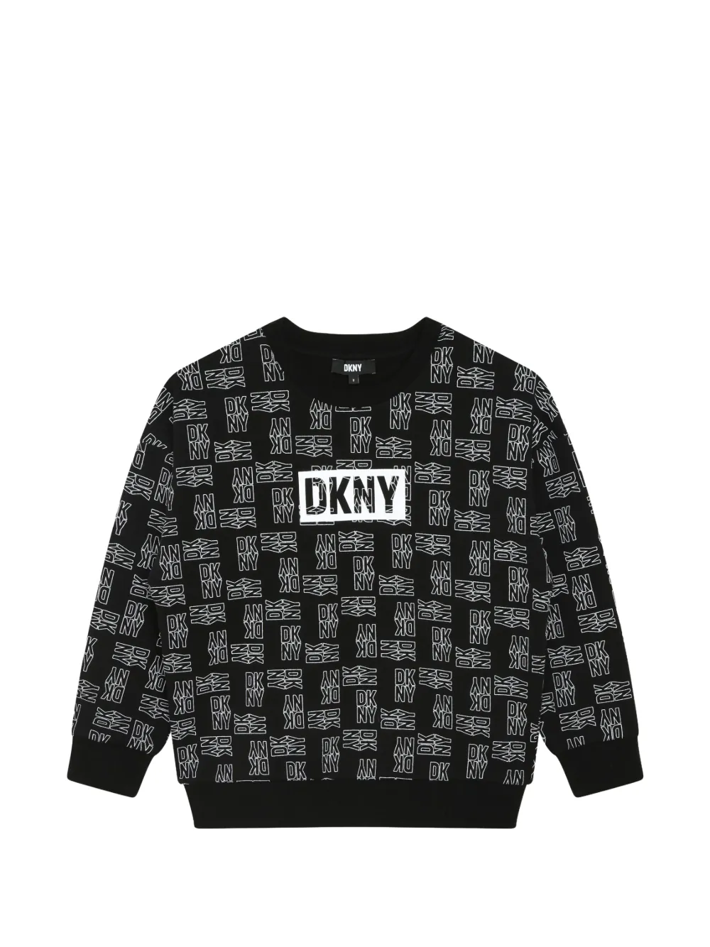 Dkny Kids Felpa con stampa - Nero