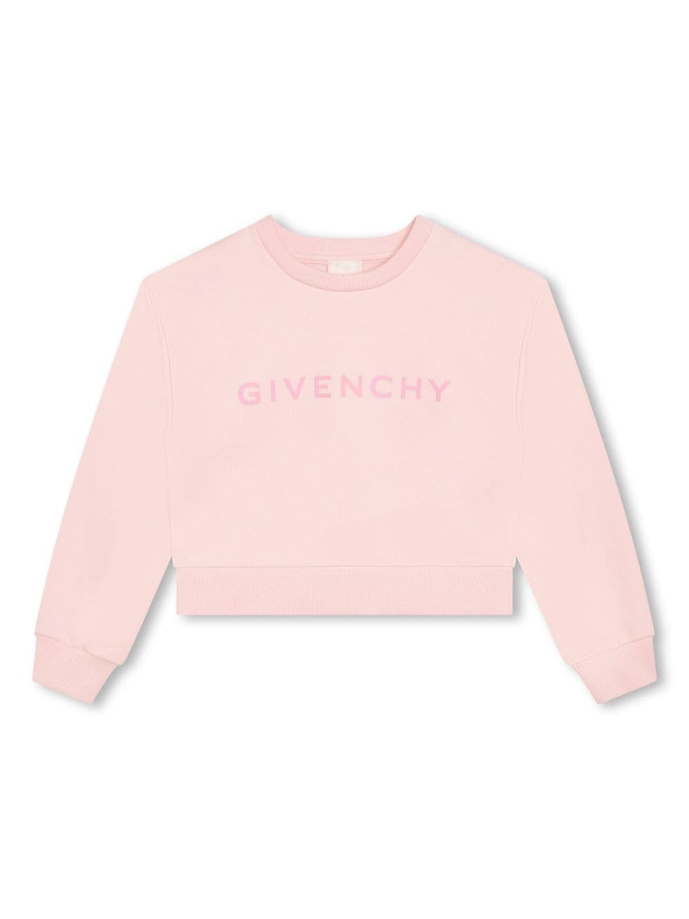 Image 1 of Givenchy Kids logo-print fleece sweatshirt