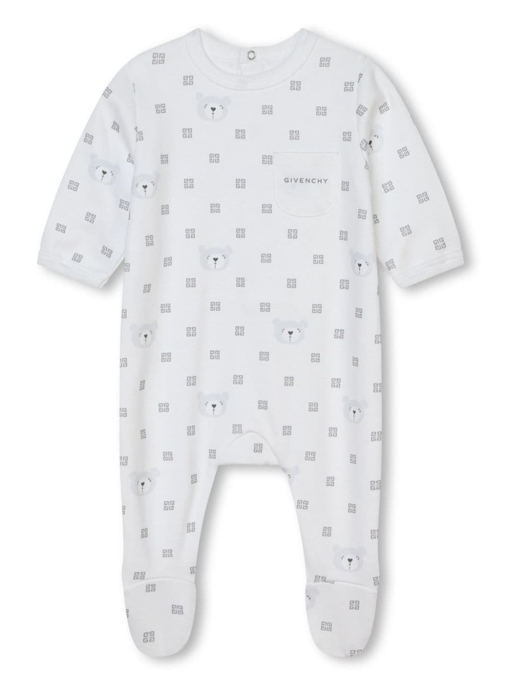 Givenchy Kids Drie rompers met 4G-print Wit