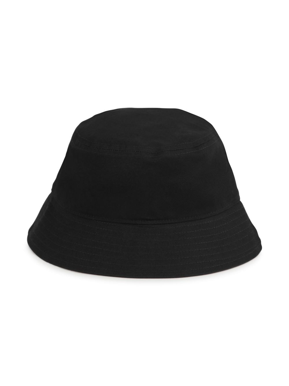 Shop Bosswear Logo-appliqué Cotton Bucket Hat In 黑色