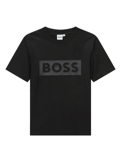 BOSS Kidswear logo-print cotton T-shirt