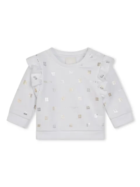 Givenchy Kids 4G-print cottonp-blend sweatshirt