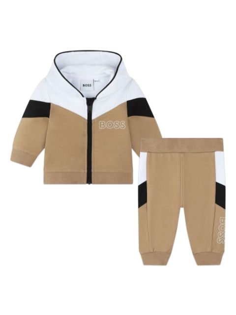 BOSS Kidswear traje deportivo con logo estampado