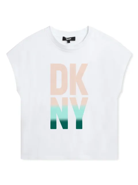 Dkny Kids logo-print jersey T-shirt
