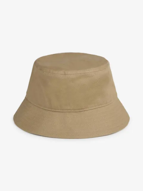 BOSS Kidswear logo-appliqué cotton bucket hat