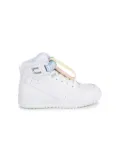 Dkny Kids logo-tape high-top sneakers - White