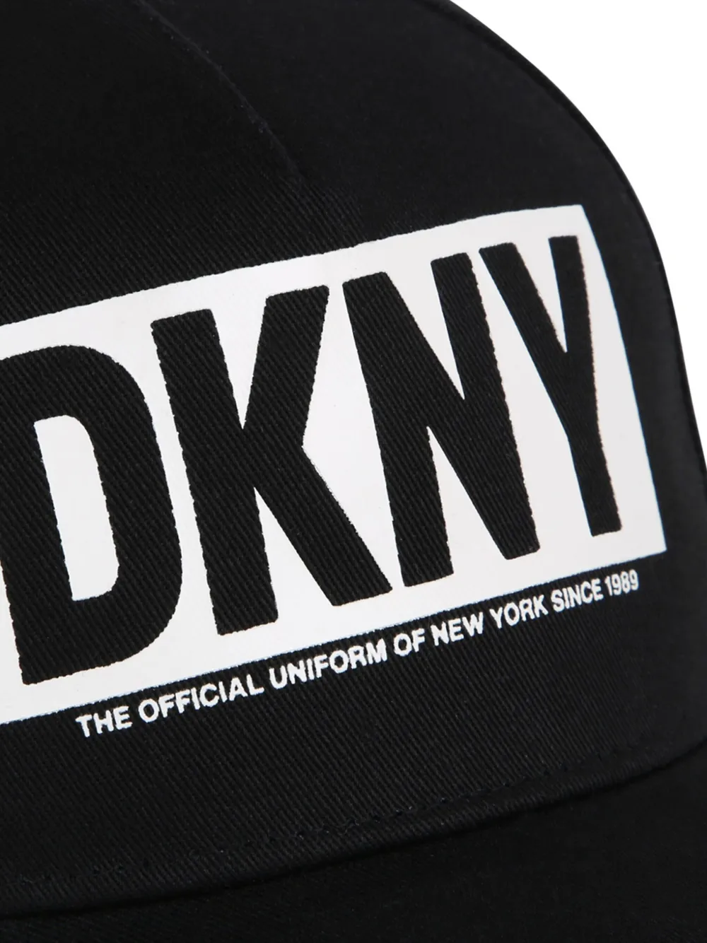 Dkny Kids Honkbalpet met logoprint - Zwart