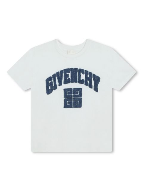 Givenchy Kids logo-appliqué crew-neck T-shirt 