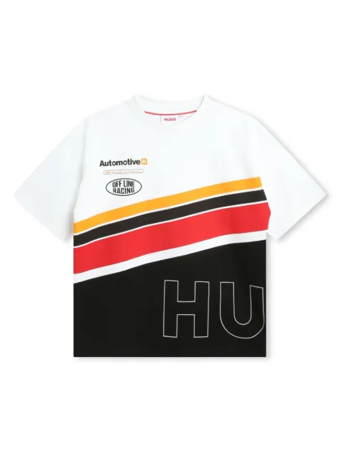 HUGO KIDS logo-print cotton T-shirt