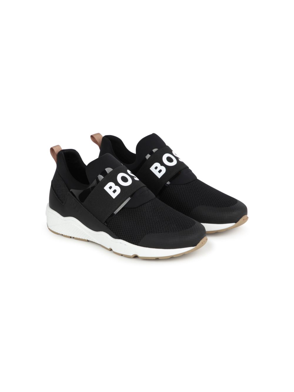 Shop Bosswear Logo Slip-on Sneakers In Black