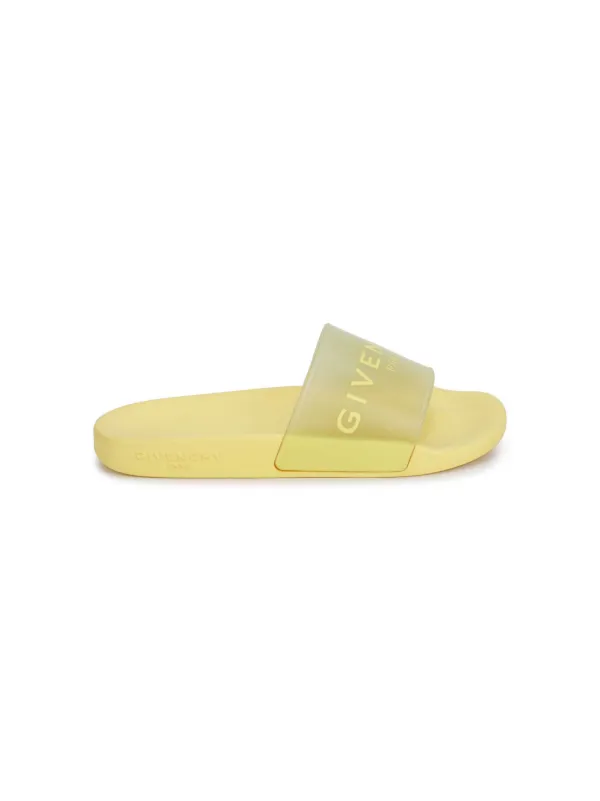 Givenchy Kids logo band Pool Slides Farfetch