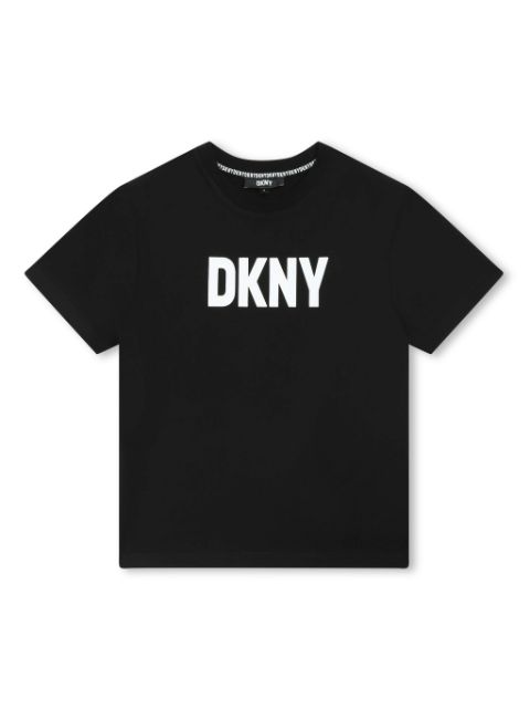 Dkny Kids logo-print cotton T-shirt