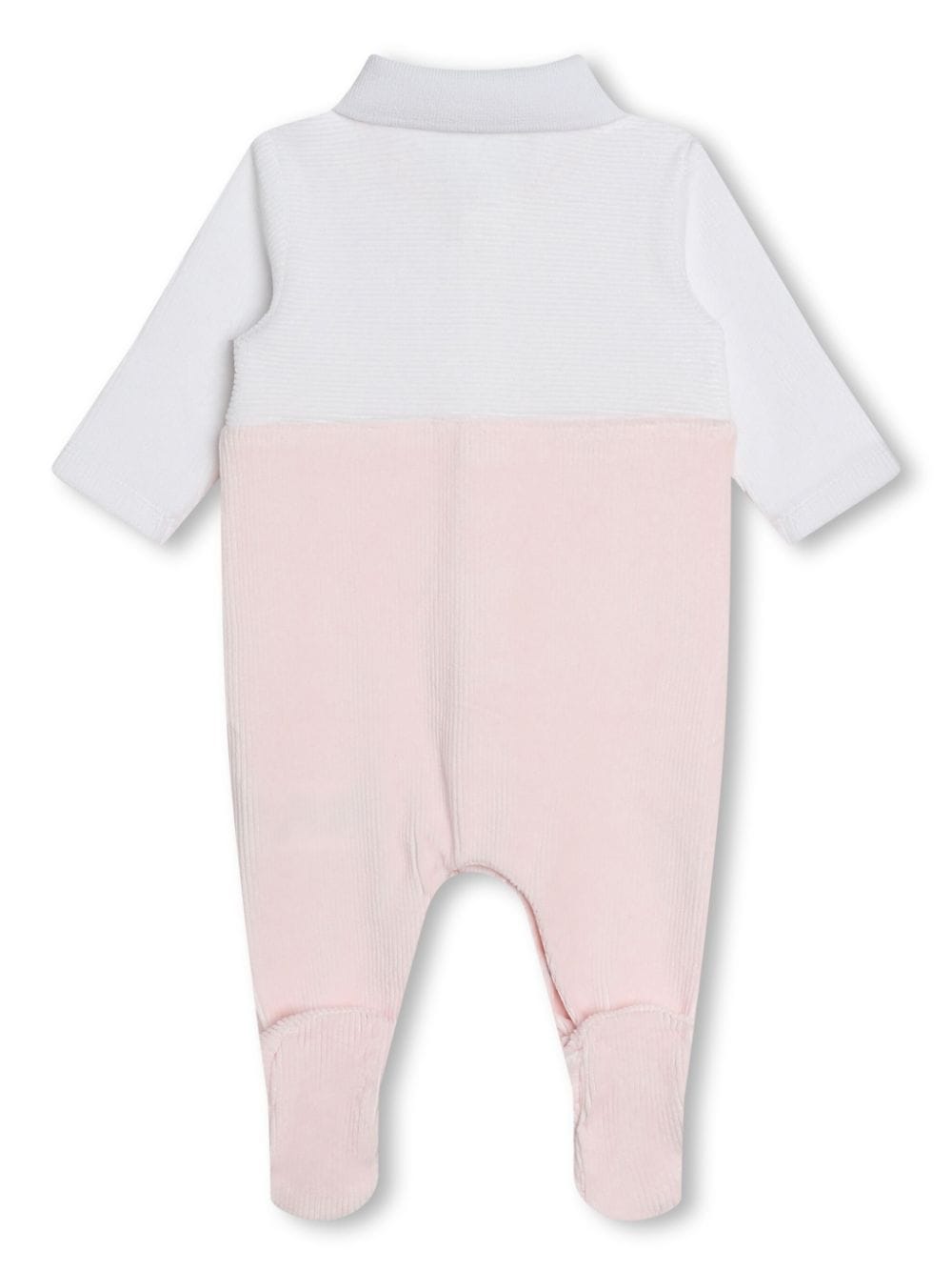 BOSS Kidswear Fluwelen pyjama met geborduurd logo - Roze