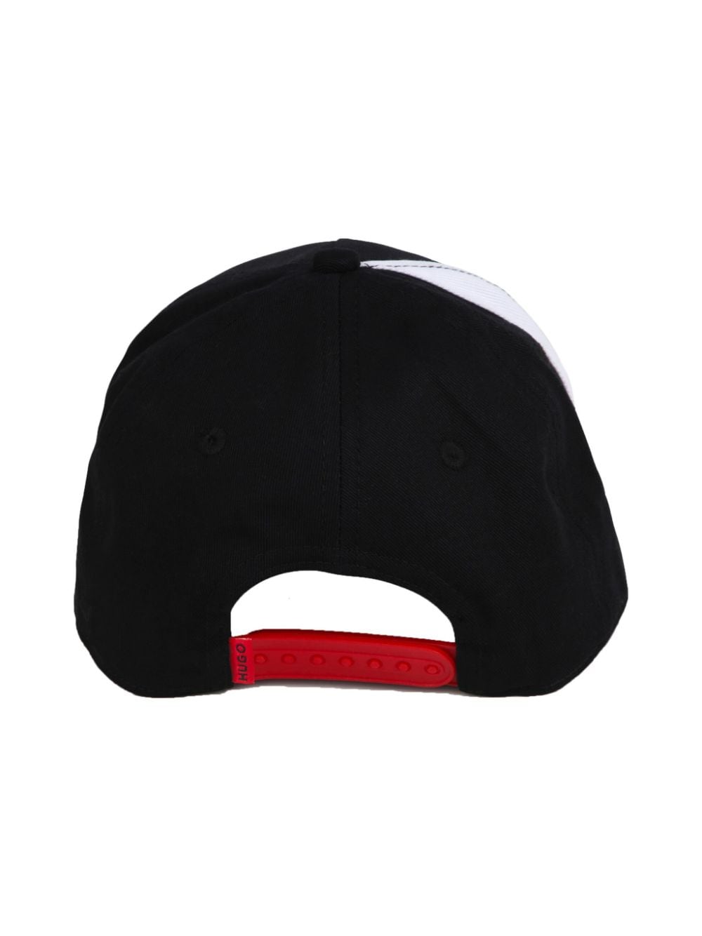 Shop Hugo Logo-print Cotton Baseball Cap In Black