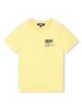 Dkny Kids logo-print cotton T-shirt - Yellow