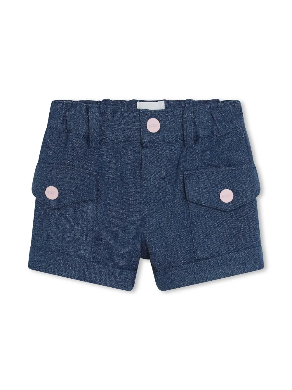 Bosswear Logo-embroidered Organic Cotton Shorts (set Of Two) In Blue
