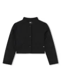 Dkny Kids band-collar buttoned padded jacket - Black