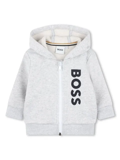 BOSS Kidswear logo-print hoodie