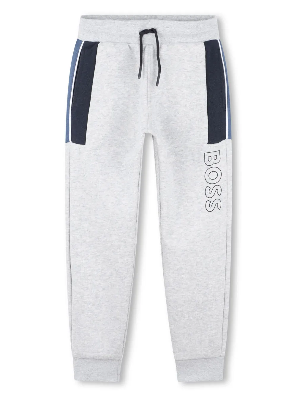 BOSS Kidswear Trainingsbroek met logoprint Grijs
