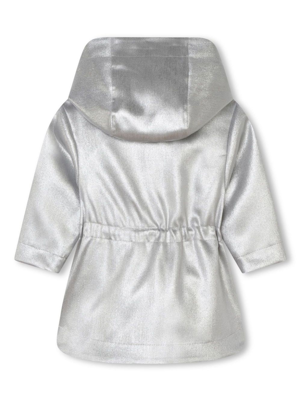 Chloé Kids Jas met capuchon Zilver