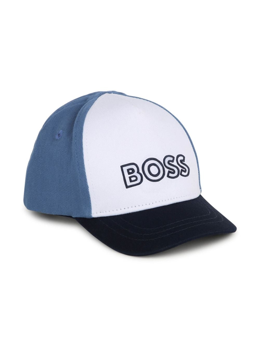 BOSS Kidswear Pet met geborduurd logo Wit