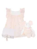 Chloé Kids star-print ruffled dress set - Neutrals