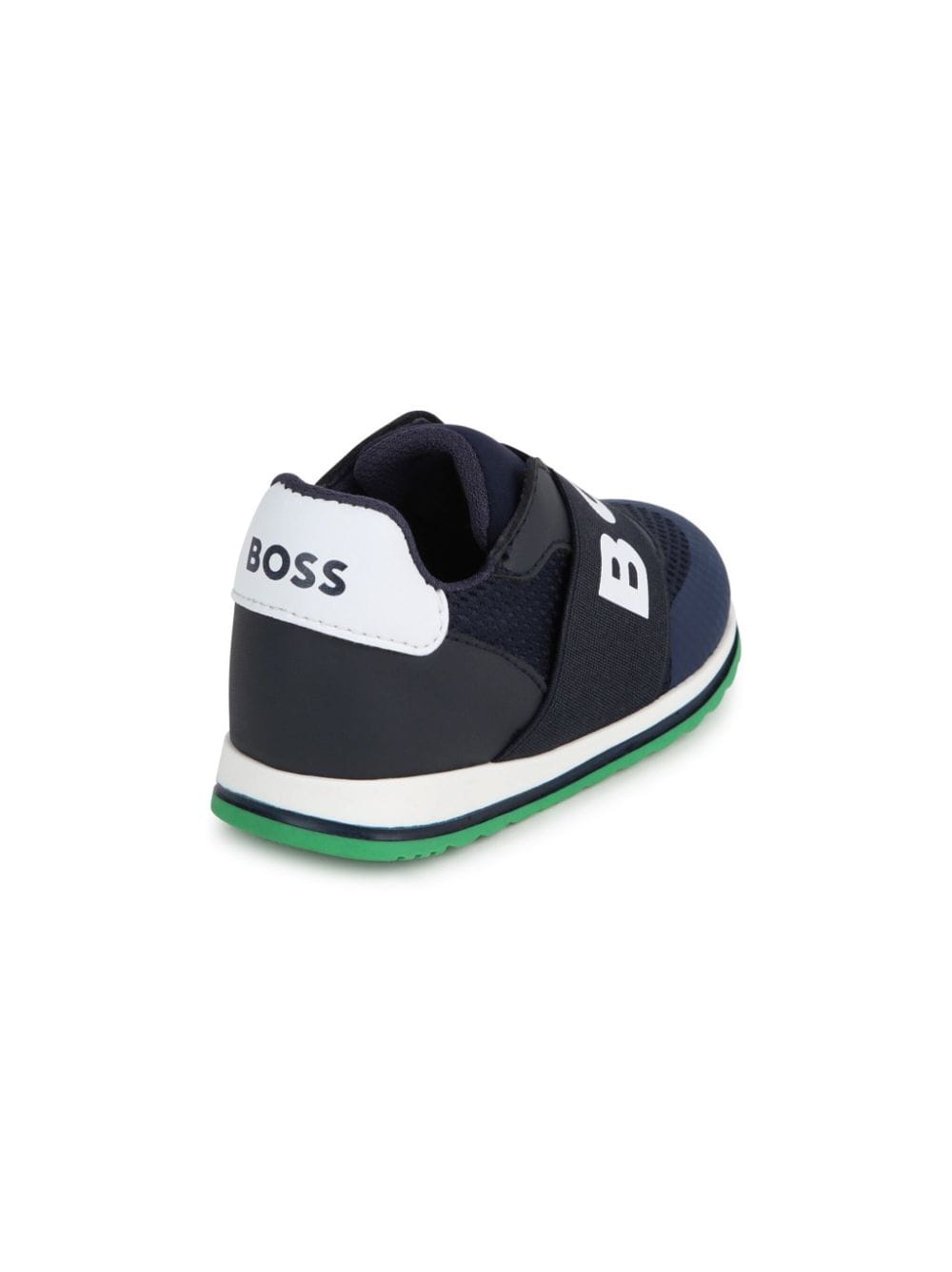 Shop Bosswear Logo-print Colour-block Panelled Sneakers In Blue