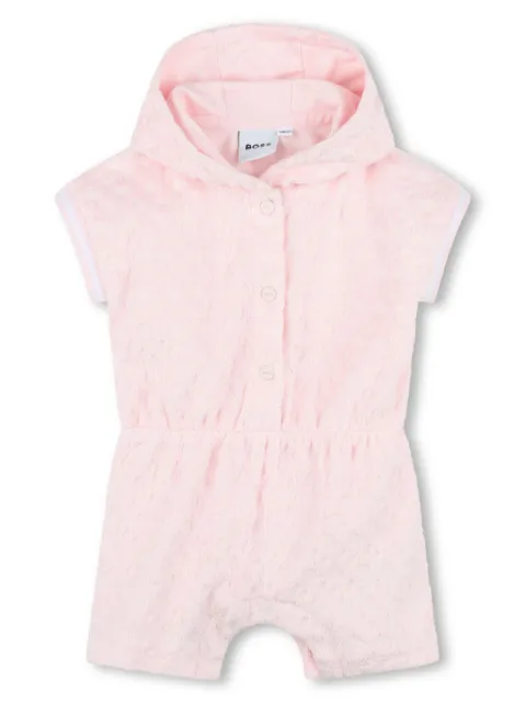 BOSS Kidswear hooded romper