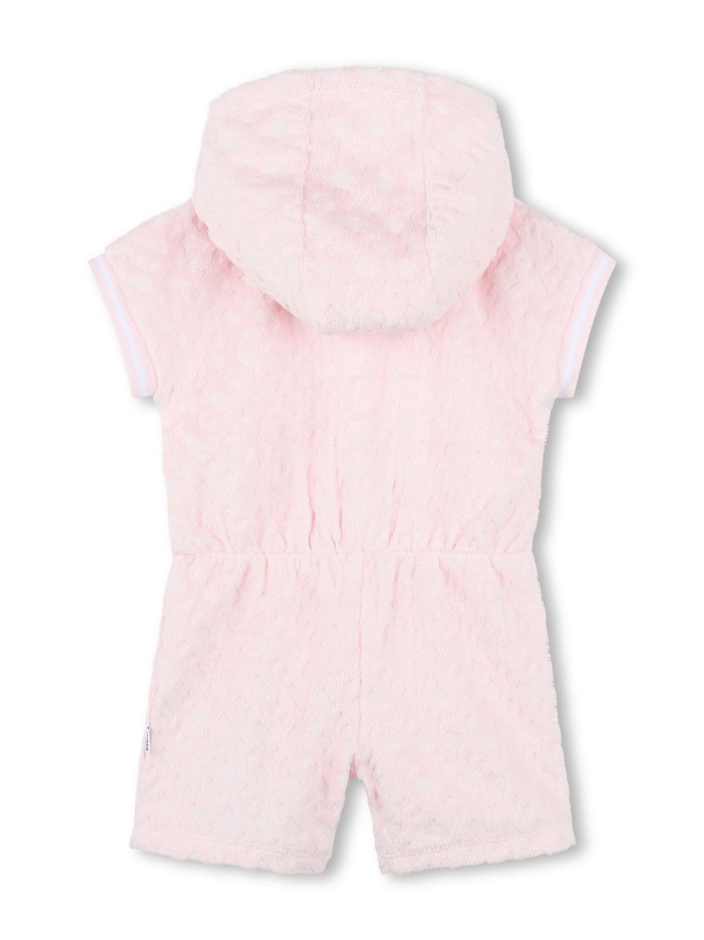 BOSS Kidswear Romper met capuchon - Roze