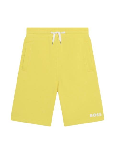 BOSS Kidswear 로고 프린트 트랙쇼츠