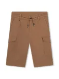 BOSS Kidswear patch-pocket shorts - Brown
