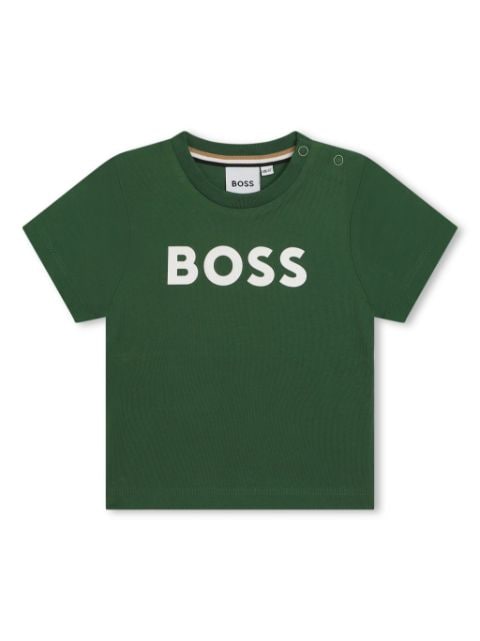 BOSS Kidswear T-shirt met logoprint