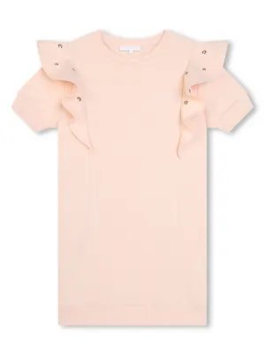 Fendi Kids ロゴ ワンピース | ピンク | FARFETCH JP