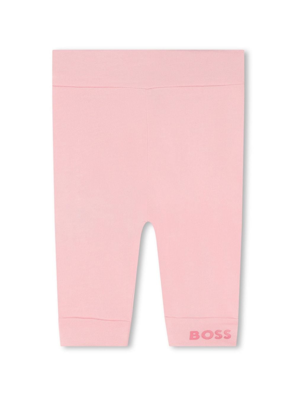 Shop Bosswear Logo-print Jersey Leggings Set In Pink