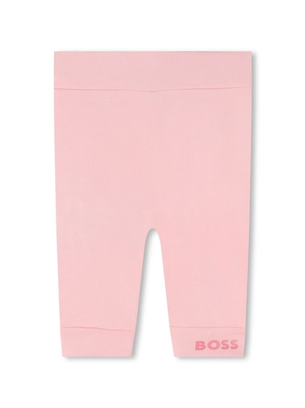 BOSS Kidswear T-shirt en legging met logoprint Roze