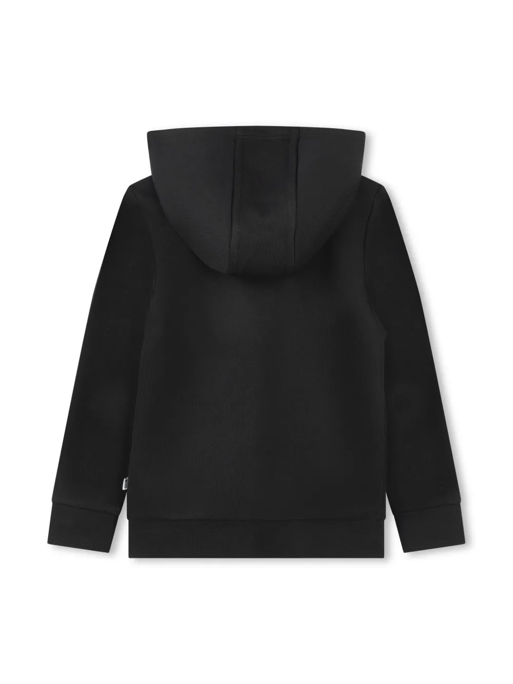 BOSS Kidswear Hoodie met logoprint - Zwart