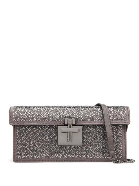 Oscar de la Renta Alibi crystal-embellished clutch bag