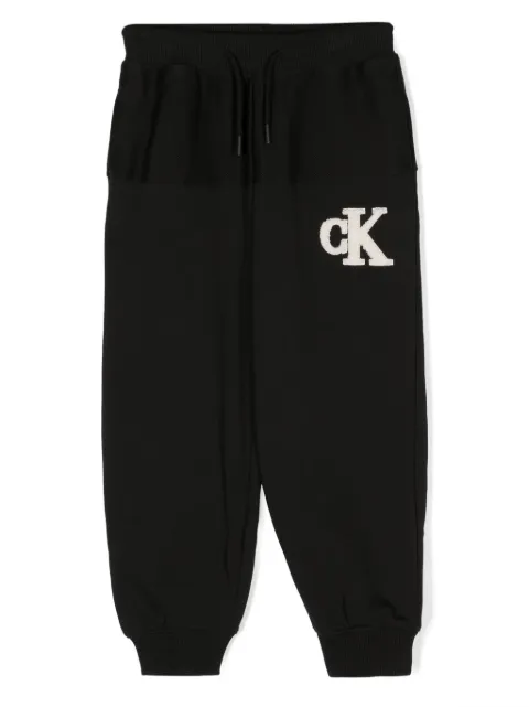 Calvin Klein Kids pants con parche del logo