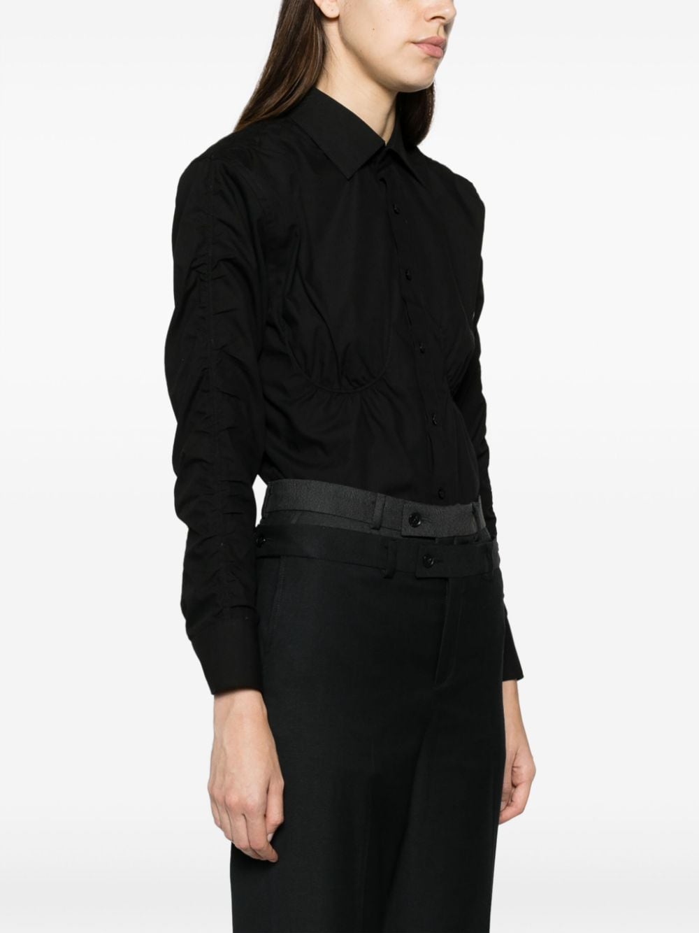 Shop Bettter Underwired Cotton Bodysuit In Black