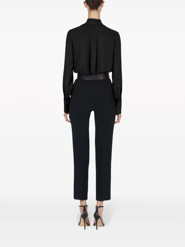 キャロリーナヘレラ Carolina Herreraシルクボウタイブラウス Carolina Herrera ボウタイ ブラウス | ブラック | FARFETCH JP