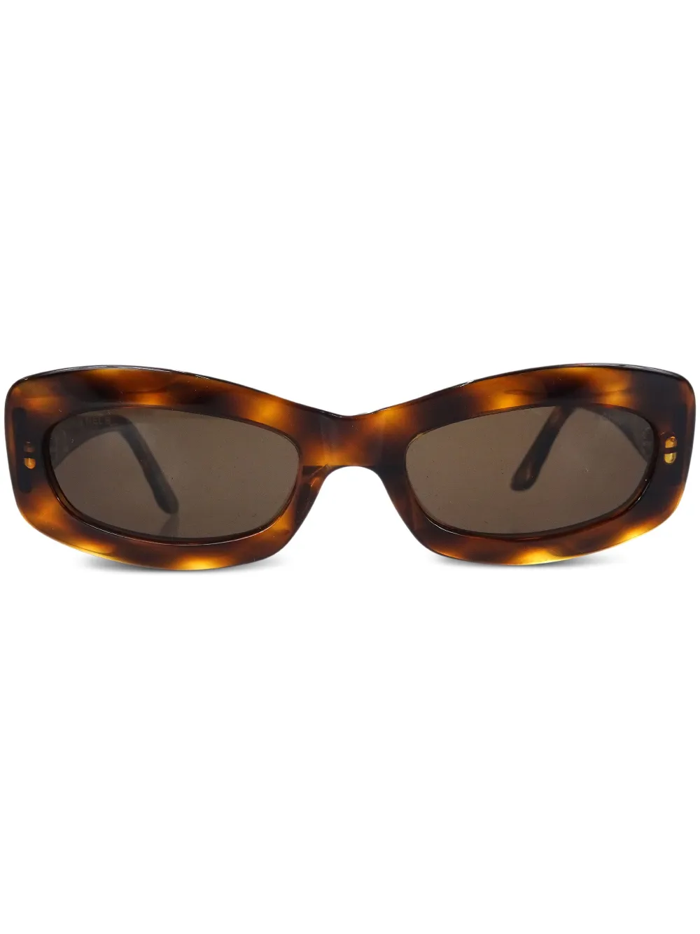 CHANEL Pre-Owned 1990-2000s Tortoiseshell Rectangular 