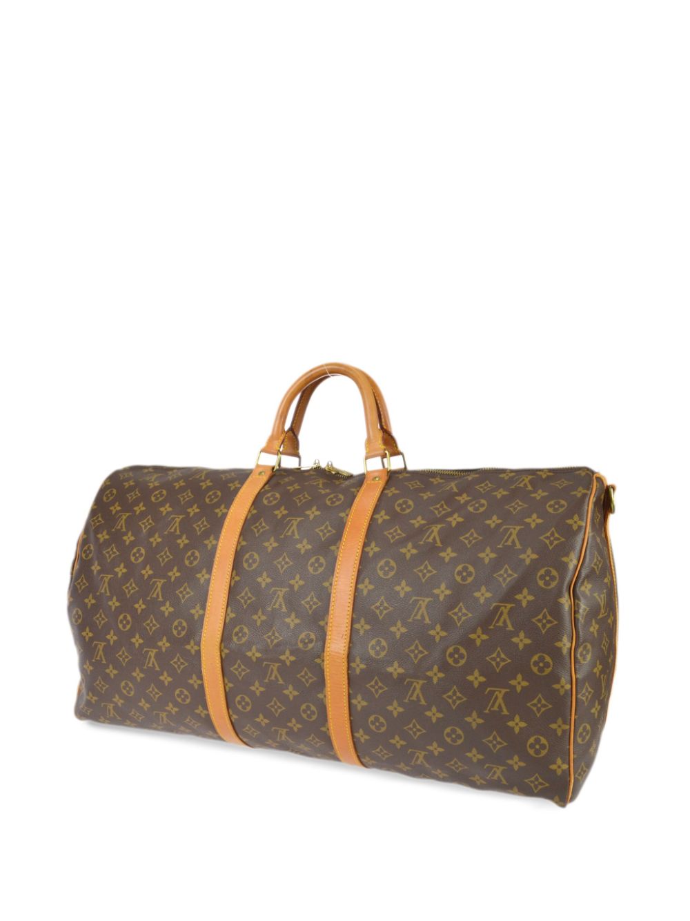 Louis Vuitton 1984 pre-owned Keepall Bandouliere 60 travel bag - Bruin