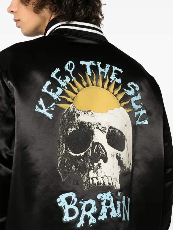 Undercover graphic-print Bomber Jacket | Black | FARFETCH ID